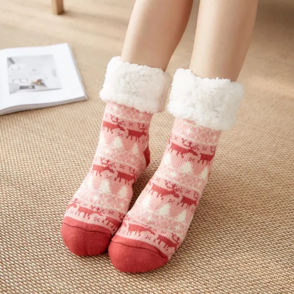 Christmas Winter Fuzzy Socks for Women - Image 6