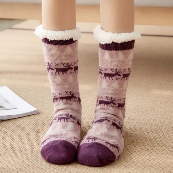 Christmas Winter Fuzzy Socks for Women - Image 2