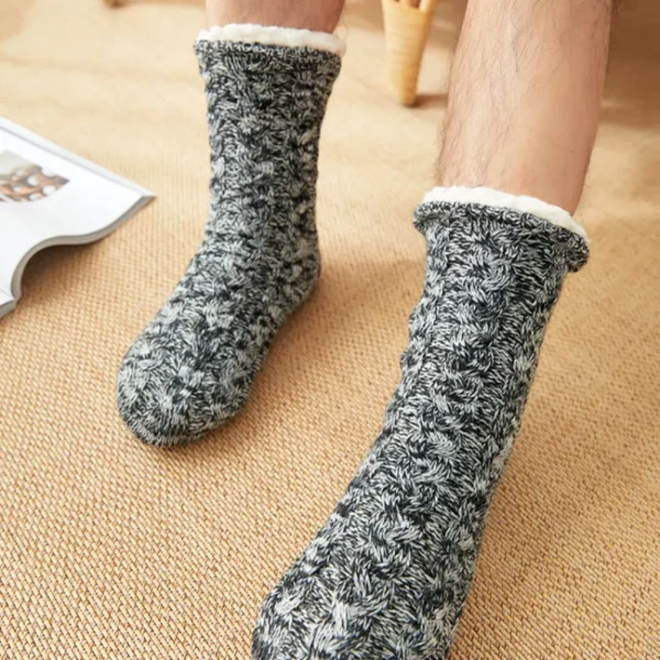 Warm & Fluffy Non-Slip Sleep Socks for Cozy Comfort - Image 6