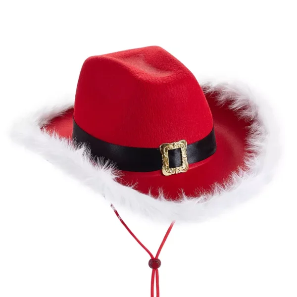 Western Christmas Cowboy Hat for Women and Men - Image 4