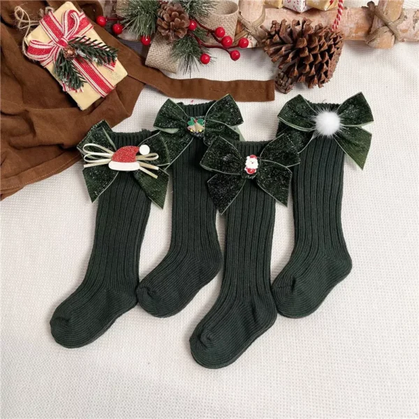 Winter Christmas Knee High Socks - Image 4