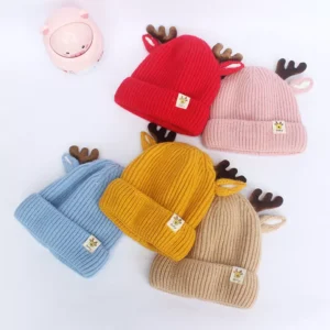 Cute Toddler Christmas Hat with Elk Ears