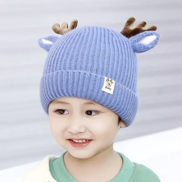 Cute Toddler Christmas Hat with Elk Ears - Image 5
