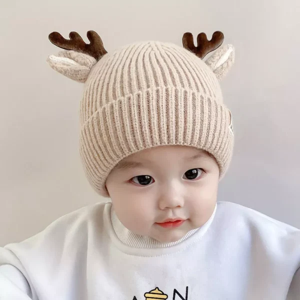 Cute Toddler Christmas Hat with Elk Ears - Image 4