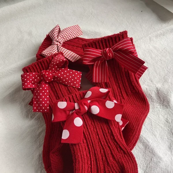 Baby Girls Knee High Christmas Socks - Image 3