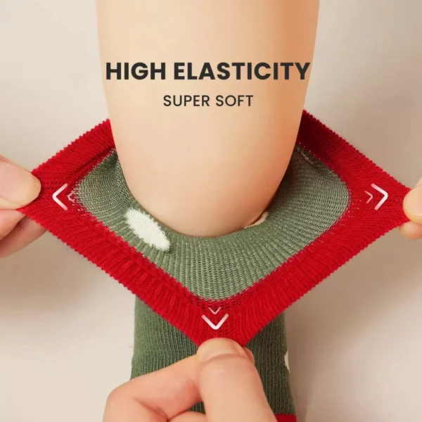 Elastic Junior Mid-Tube Socks - Image 5