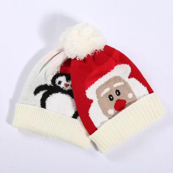 Kids Christmas Knit Beanie - Image 2
