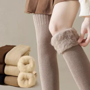 Warm Knee-High Thermal Socks - Soft, Thick, and Cozy Over-the-Knee Stockings