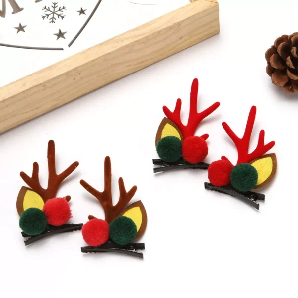Cute Cartoon Christmas Deer Ear Hairpin - Image 6