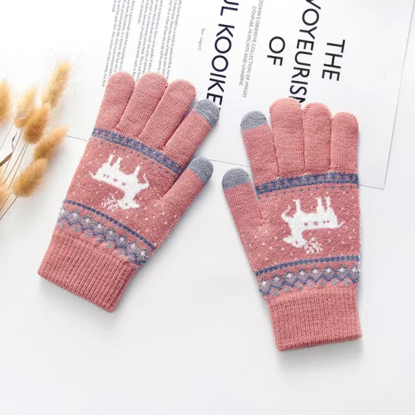 Warm Winter Knitted Gloves for Men & Women - Image 6