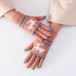 Warm Winter Knitted Gloves for Men & Women