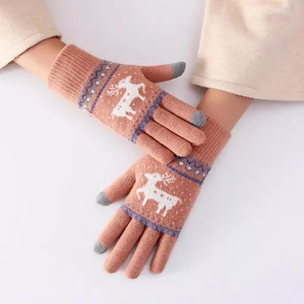 Warm Winter Knitted Gloves for Men & Women