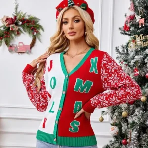 Ugly Christmas Sweater Cardigan