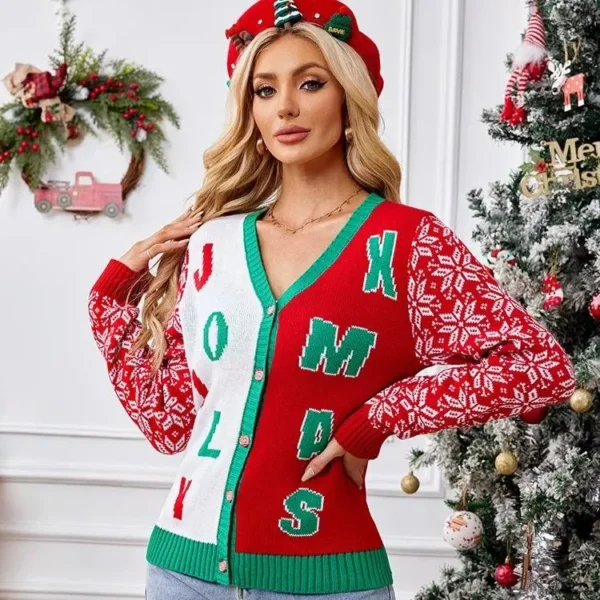 Ugly Christmas Sweater Cardigan