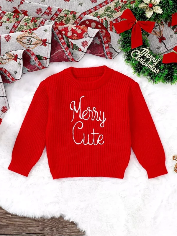 Newborn & Toddler Christmas Sweater - Image 2