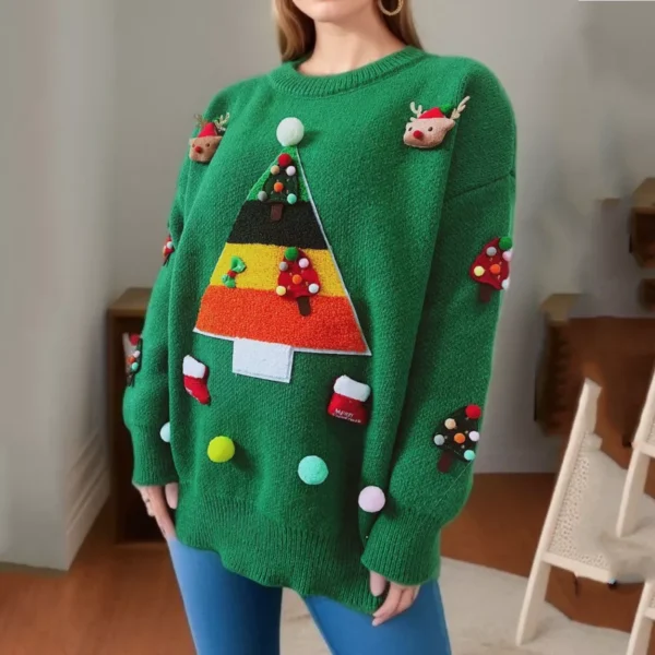 Loose Casual Knitted Pullover
