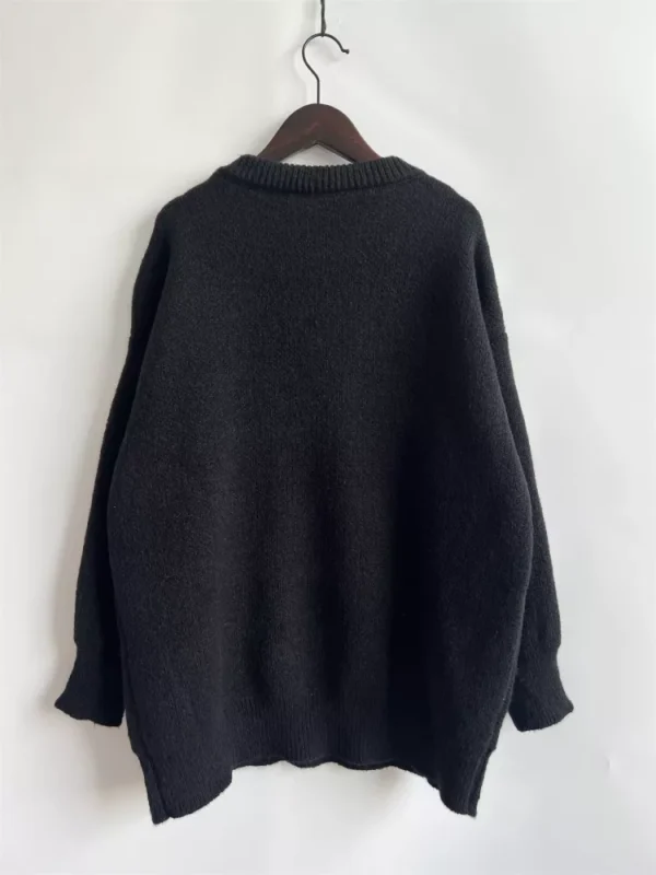 Loose Casual Knitted Pullover - Image 6