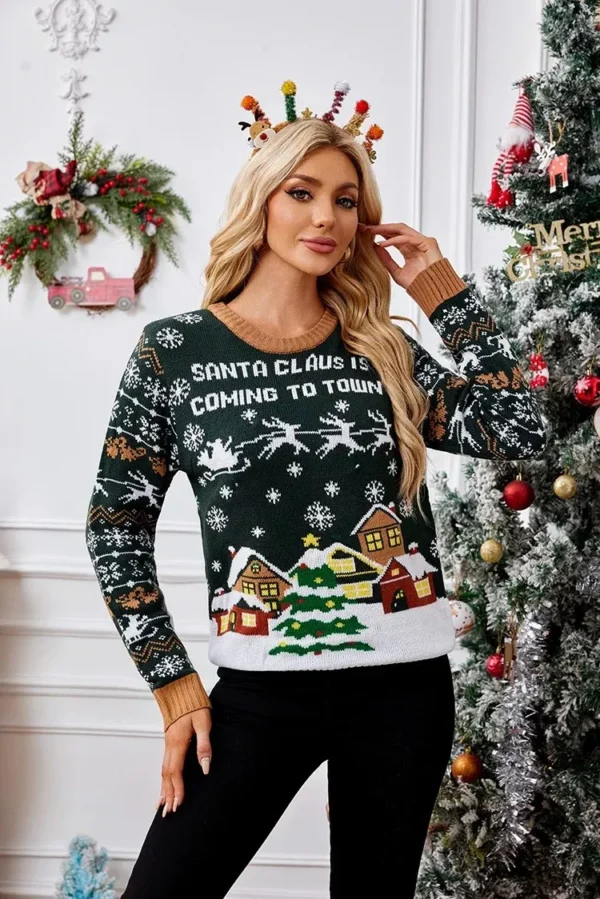 Funny Christmas Ugly Sweater for Women - Image 2