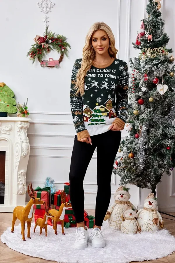 Funny Christmas Ugly Sweater for Women - Image 3