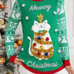 Ugly Christmas Sweater for Women 2024