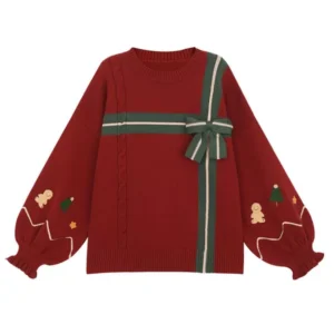 Vintage Korean Christmas Sweater