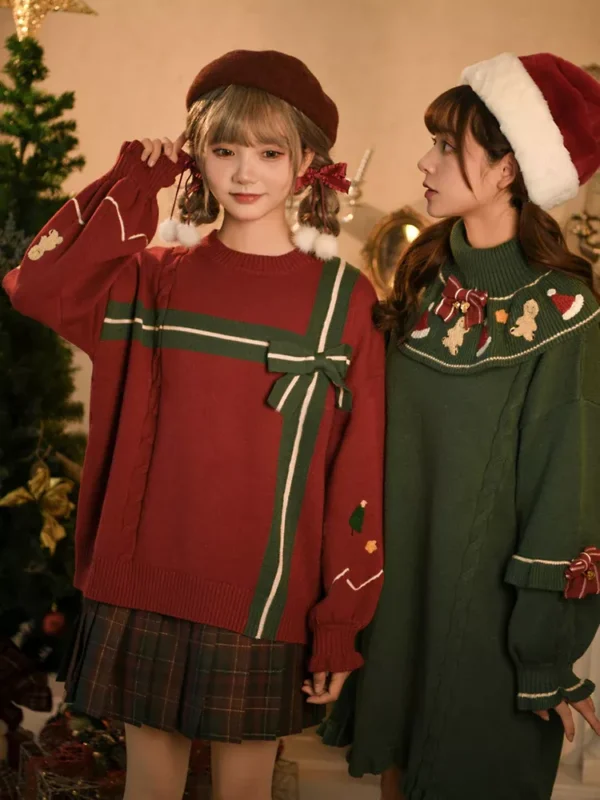 Vintage Korean Christmas Sweater - Image 2