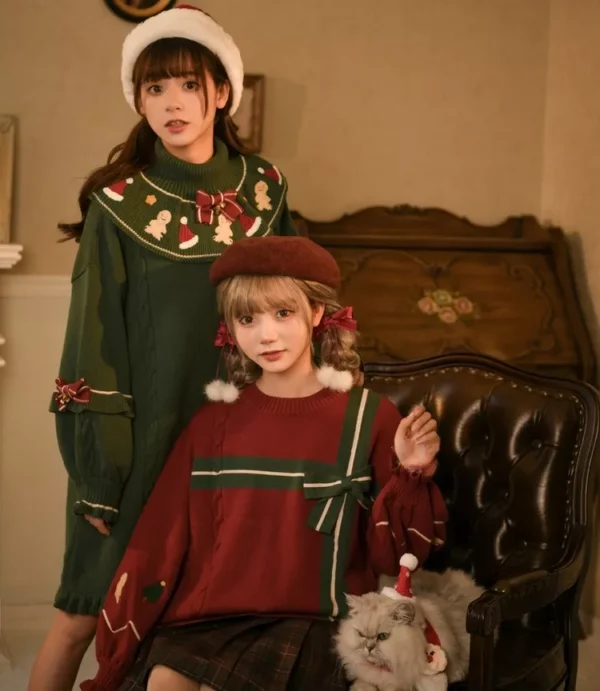 Vintage Korean Christmas Sweater - Image 4