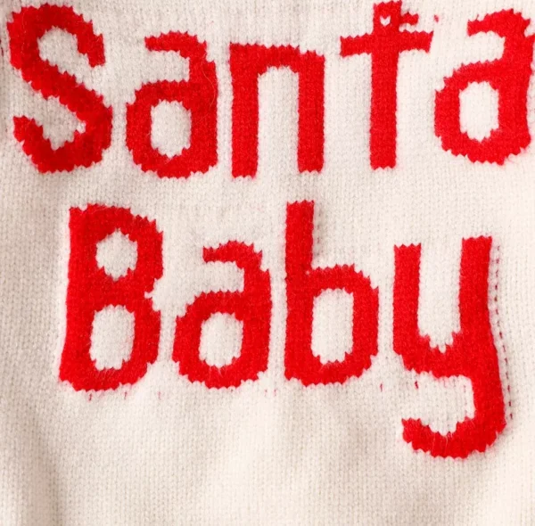 Embroidered Santa Letter Long Sleeve Pullover - Image 7