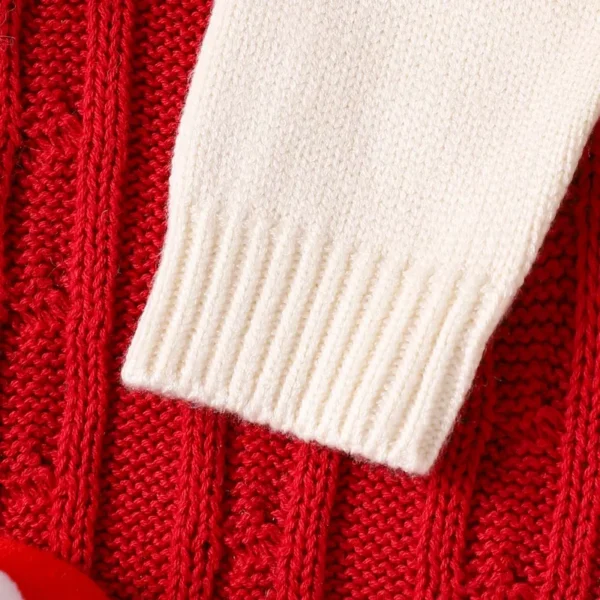 Embroidered Santa Letter Long Sleeve Pullover - Image 5