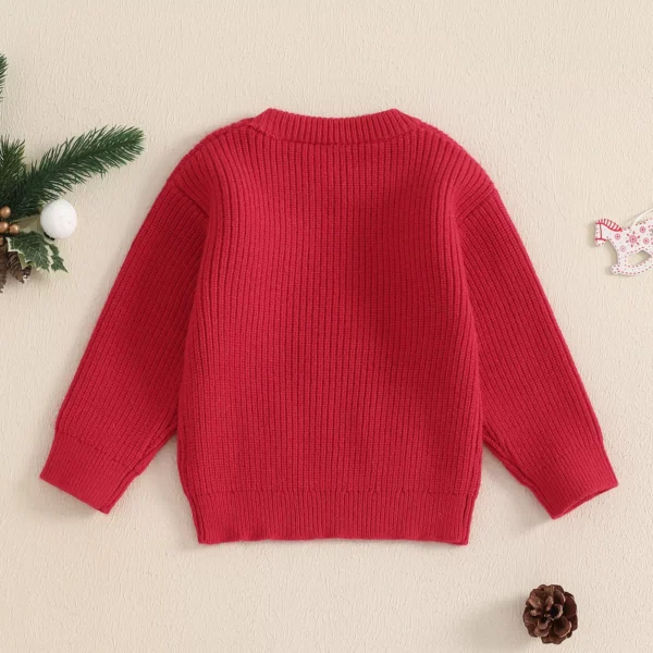 Adorable Winter Toddler Sweater - Image 3