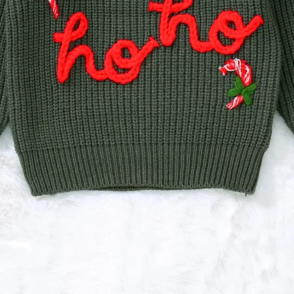 Embroidered Long Sleeve Pullover for Infants - Image 5