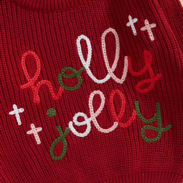 Adorable Baby Girl Christmas Sweater – Warm Knit Pullover for Winter - Image 7