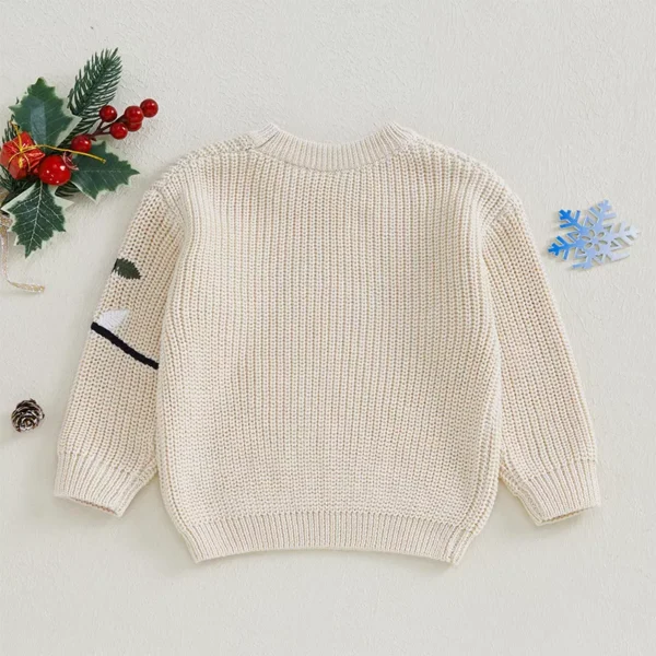 Christmas Knit Sweater for Toddler Girls & Boys - Image 3