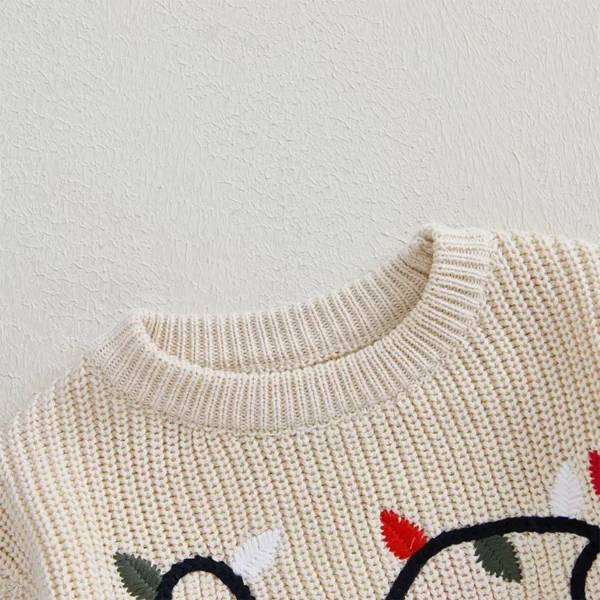 Christmas Knit Sweater for Toddler Girls & Boys - Image 5