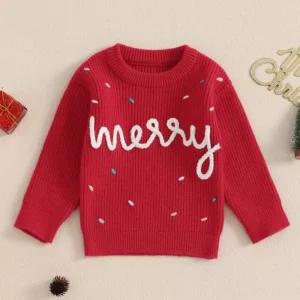 Adorable Winter Christmas Toddler Sweaters