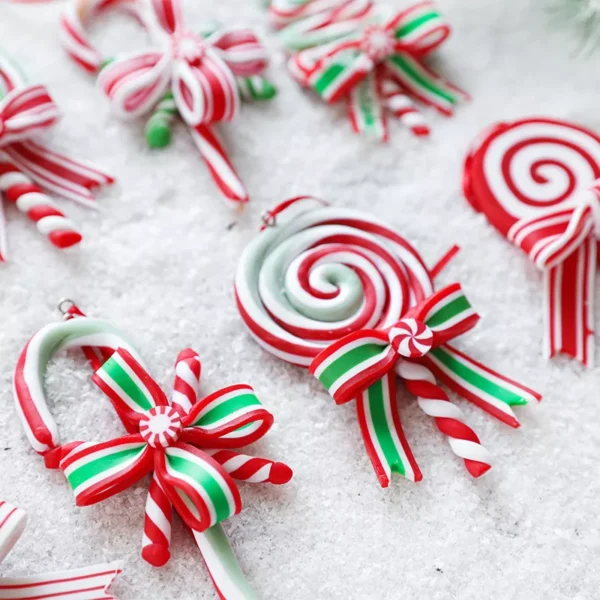 Christmas Candy Hanging Pendant Lollipop Stick Ornament - Image 3