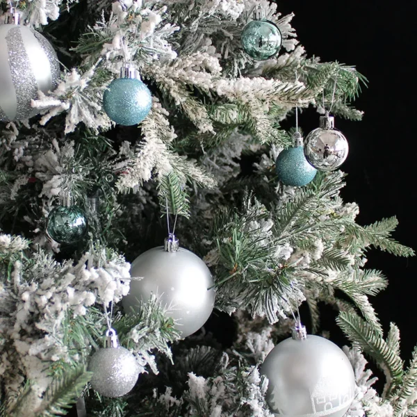 40pcs Shiny Christmas Ball Ornaments - Image 4