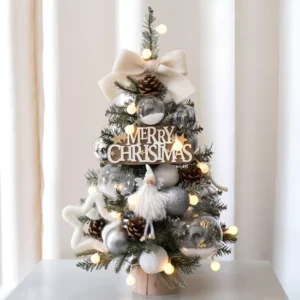 Small Artificial Christmas Tree with Lights
