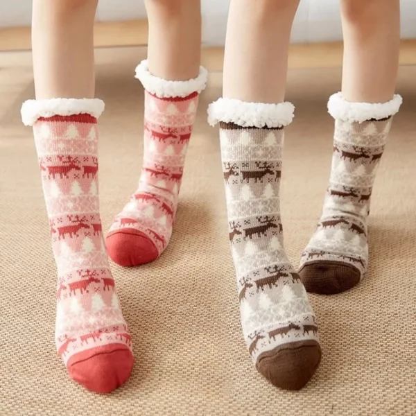 Winter Warm Penguin Fuzzy Socks for Women - Image 3