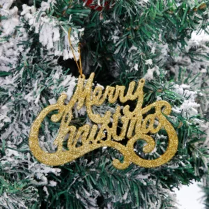 Christmas Tree Merry Christmas Letter Ornaments for Festive Décor