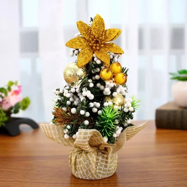 Artificial Small Christmas Tree Desktop Ornaments - Image 2