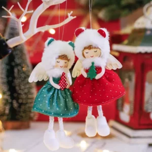 Adorable Angel Christmas Tree Hanging Ornament for Holiday Décor and Kids’ Gifts