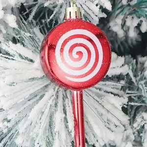 6pcs Christmas Lollipop Candy Cane Ornaments
