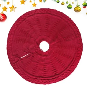 Rustic Quilted Christmas Tree Skirt