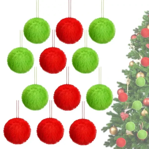 Plush Christmas Balls - Image 2