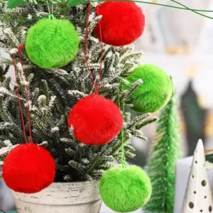 Plush Christmas Balls