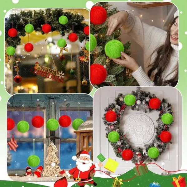 Plush Christmas Balls - Image 5