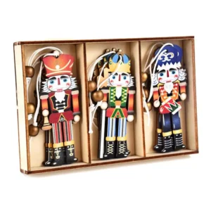 9-Piece Christmas Nutcracker Soldier Ornaments for Tree and Holiday Decor