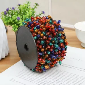 5-Yard Christmas Light String with Colorful Bulbs
