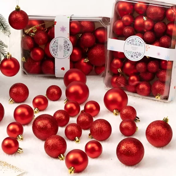44-Piece Christmas Tree Ornaments Set - Image 4